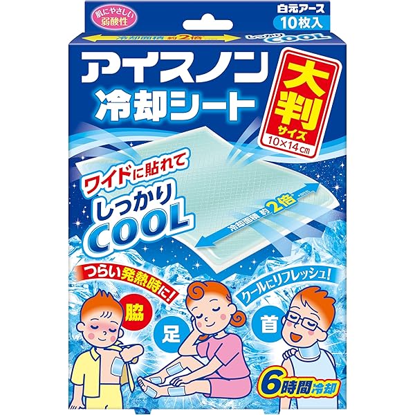 Amazon | LION 冷えピタ ボディ用 大人用12枚 | LION | 冷却ジェルシート